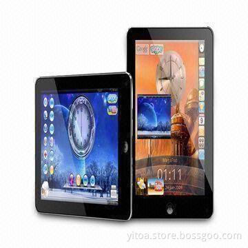 8-inch Touch Screen Tablet PC, Supports 256/512MB Storage